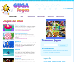 gugajogos.com: Jogos, JOGOS GRATIS e Jogos de meninas - GugaJogos.com
A melhor página de Jogos 100% gratis de internet. Milhares de jogos gratis agora, todo dia novo.