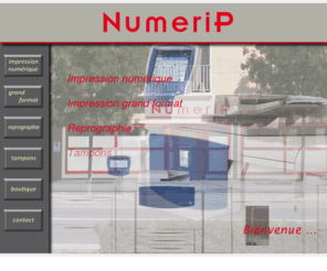 numerip.com: NumeriP
NumeriP : Impression numérique, impression
			 grand format, reprographie, tampons...