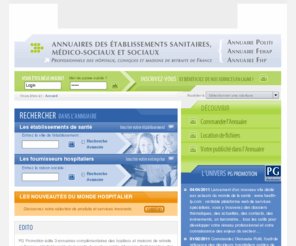 politi.fr: Annuaire hospitalier, établissements sanitaires et médico-sociaux - Annuaire Politi, FEHAP, FHP
Annuaire hospitalier, établissements sanitaires, sociaux, médico-sociaux - Annuaire Politi, FEHAP & FHP - Annuaire de 12 000 établissements publics et privés et 100 000 professionnels de santé, le site www.politi.com est la base de données de référence du monde hospitalier et médico-social, du sanitaire et de la santé. Annuaire Politi, Entrez au cur du monde hospitalier.