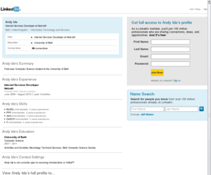andyide.net: Andy Ide  | LinkedIn
View Andy Ide's professional profile on LinkedIn.  LinkedIn is the world's largest business network, helping professionals like Andy Ide discover inside connections to recommended job candidates, industry experts, and business partners.
