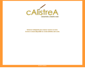 calistrea.es: Calistrea. Desarrollo y diseño web
Desarroolo, programación, diseño web.