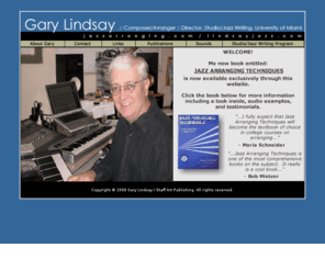 jazzarranging.com: Gary Lindsay :: Composer/Arranger, Educator, Performer
Author of Jazz Arranging Techniques