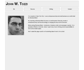 johnwtozzi.com: John W. Tozzi
