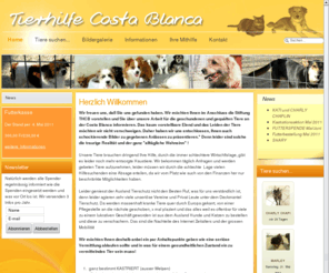 tierhilfecostablanca.ch: Tierhilfe Costa Blanca - Tierhilfe Costa Blanca
Tierhilfe Costa Blanca, Tiere in Not, Hunde aus Spanien