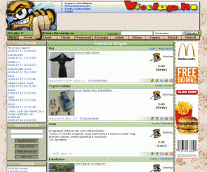 vicclap.hu: Vicclap.hu - főoldal
Humor, viccek, képek, filmek és idézetek