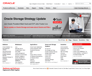 xslcomposer.net: Oracle | Hardware and Software, Engineered to Work Together
Oracle is the world's most complete, open, and integrated business software and hardware systems company.