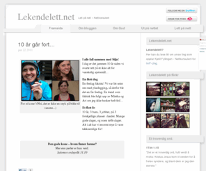 lekendelett.net: Lekendelett.net
Nettsida til Kjetil Fyllingen - nettkonsulent for ImF-Ung