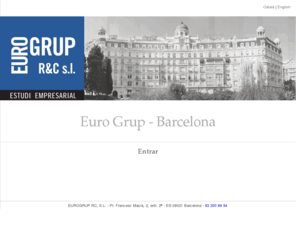 euro-grup.com: Euro Grup - Barcelona
Eurogrup RC, S.L. es un despacho profesional que basa su compromiso en brindar las mejores prestaciones en el ámbito de la asesoría, la gestión y la consultoría.