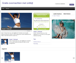 gratisovernachtenmetontbijt.nl: Gratis overnachten met ontbijt
Win een gratis hotelovernachting