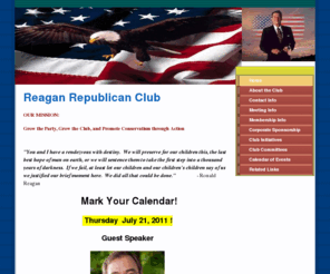 reaganrepublicanclub.net: Home - Reagan Republican Club
A WebsiteBuilder Website