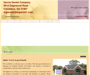 columbusgadentist.com: Columbus dentist, Dentist in Columbus, GA, Phenix City, Ft. Benning, Auburn, Opelika - Cosmetic Dentist
Looking for a Columbus dentist? Dr. Paul M Garcia provides dentistry to the following locations: Columbus, Phenix City, Ft. Benning, Auburn, Opelika.  Columbus dentist providing excellent dentistry including Cosmetic Dentist, Veneers, Teeth Whitening, Dentures, Bleaching in Columbus, Columbus, Phenix City, Ft. Benning, Auburn, Opelika, Georgia.