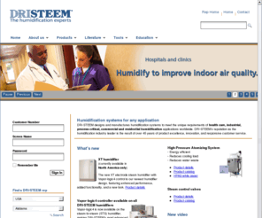 dristeem.info: DRI-STEEM | Commercial humidifiers | Industrial humidification systems | Humidity control
DRI-STEEM Corporation, The Humidification Experts, is a world leader in developing unique industrial and commercial humidifier systems to meet the individual needs of your environment.