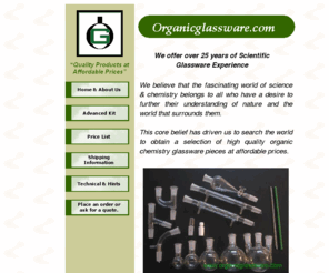 organicglassware.com: We offer over 25 years of Scientific Glassware Experience
Supplier of quality organic chemistry glassware kits, basic and advanced organic chemistry kits for individual, school, university, college, corporation, business, lab, and laboratory.