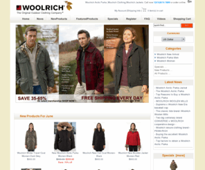 vogueholder.com: Woolrich Arctic Parka,Woolrich Clothing--Woolrich Jackets!
Woolrich Arctic Parka ,Woolrich Clothing in the United States has a long history of the old brand, by John Riche founded in 1830, founded the original business is outdoor products, Woolrich Jackets was very early on began to use sewing machine sewing,