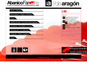 abanicofan.org: Colabora en el Abanicofan
Abanicofan // fanzine digital hecho en Zaragoza, co!