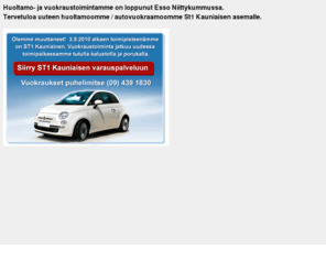 essoniittykumpu.com: Esso Snack & Shop Niittykumpu - Autovuokraamo - autohuolto - autonvuokraus
