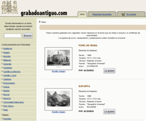 grabadoantiguo.com: grabadoantiguo.com   La web de los grabados antiguos. Página principal.
Grabados antiguos originales con más de cien años. Litografías.