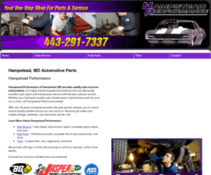 hampsteadperformanceinc.com: Automotive Parts  Hampstead, MD - Hampstead Performance
Hampstead Performance provides quality auto services and products to Hampstead, MD. Call 443-291-7337 for more details.