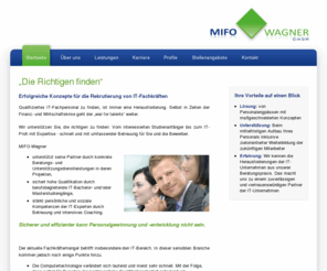 mifo-wagner.net: MIFO WAGNER GmbH - Startseite
Homepage des Managentinstituts für Organisationsentwicklung - Prof. Dr. Franz Wagner GmbH