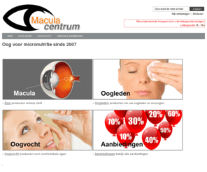 ooglid.info: Maculacentrum
Maculacentrum is sinds 2007 uw leverancier voor oogvoeding en vraagbaak voor oogzorg.