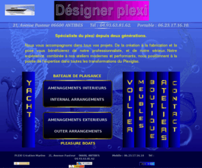 pcm06.com: Plexi Creation Marine  | Site Officiel : Plexi, marine, Amenagements interieurs et exterieurs bateaux
Site Officiel :  Plexi, Creation, Marine, Amenagements interieurs et exterieurs bateaux 