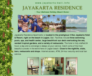 jayakarta-bali.info: Jayakarta Residence, Hotel Accommodation in Legian Beach Bali
Jayakarta Residence, Hotel Accommodation in Legian Beach Bali