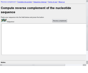 reverse-complement.org: Compute reverse complement of the given nucleotide sequence
A simple web service to compute reverse complement of the given RNA or DNA nucleotide sequence