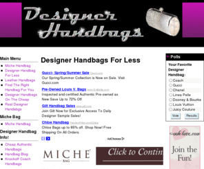 designerhandbagforless.com: Miche Handbags, Miche Bag, Designer Handbags | Designer Handbag For Less
This is your one-stop-shop to research and purchase miche handbags, miche bag shells and other designer handbag brands.