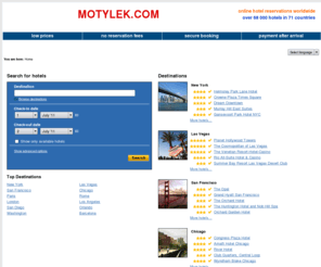 motylek.com: Large selection of discounted hotels in all major destinations - motylek.com
