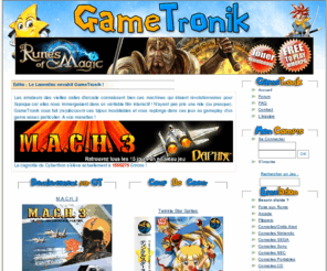 gametronik.org: GameTronik - La Passion des Jeux Video : Actualité, Emulation et Roms, Abandonware, Manga, Animes
