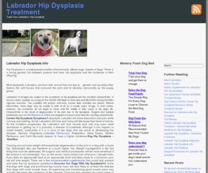 labradorhipdysplasiatreatment.com: Labrador hip dysplasia treatment - canine hip dysplasia help
Labrador Hip Dysplasia Info