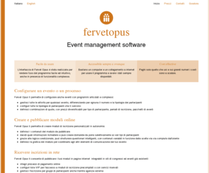 fervetopus.net:  Fervetopus, event management software
          
 Event management software 