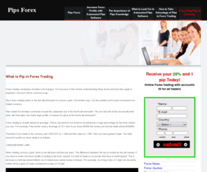 pipsforex.org: Pips Forex
Pips Forex - How to Take Advantage of Pips in Forex Trading.