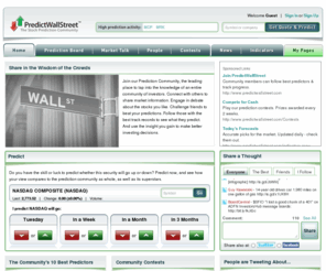 predictkospi.com: PredictWallStreet.com - the stock prediction community
