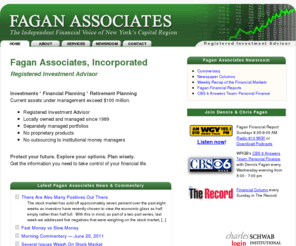 faganasset.com: Fagan Associates Incorporated, Registered Investment Advisor
Fagan Associates Incorporated, The Independent Financial Voice of the Capital Region