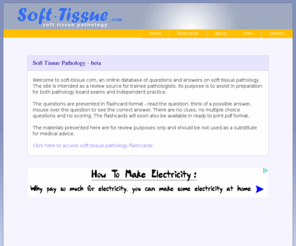 soft-tissue.com: Soft Tissue Pathology | Home
Review flashcards on soft tissue pathology