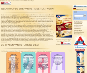 atkinsdieet.nl: Intro :: Atkins Dieet NL :: Dé site van het dieet dat werkt! ::
