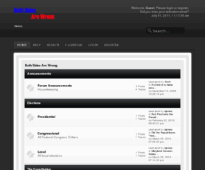 bothsidesarewrong.com: Both Sides Are Wrong - Index
Both Sides Are Wrong - Index
