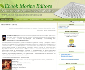 ebookcounselingnaturopatia.it: Ebook Morina Editore
Scienze della Salute Psicobiologica