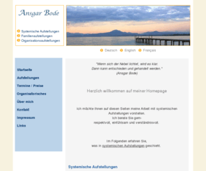 familyconstellations-bode.com: Ansgar Bode Aufstellungsarbeit, systemisches Stellen, Familienstellen in Kassel
Ansgar Bode