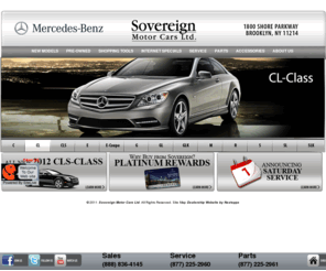 nycbenz.com: Sovereign Motor Cars Ltd. | Home
NY New York Mercedes-Benz dealer Sovereign Motor Cars Ltd. featuring lease, finance, Certified Mercedes-Benz used cars, service, and parts specials in the Brooklyn Mercedes-Benz region