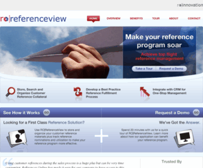 referenceview.com: RO Reference View | Customer Reference Program
RO Reference View establishes Customer Reference Programs and solutions designed by RO Innovation