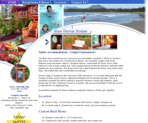 blueheronhouse.ca: Accommodations in Tofino, BC, Canada
Adventure accommodations in Tofino, BC, Canada. Deluxe 3 bedroom home in Tofino, near Chesterman Beach, Vancouver Island, BC. Ideal holiday home, family friendly hosts. Clayoquot Sound adventure packages.