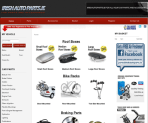 irishautoparts.ie: Clutch Kits, Tools,  Wind Deflectors, Roof Boxes, Trolley Jacks, Timing Belt Kits, Car Brake Pads, Brake Calipers, Discs
Clutch Kits, Brake Pads, Batteries, Booster Packs, Wind Deflectors, Timing Belt Kits, Brake Calipers, Seat Covers, Water Pumps, Roof Bars, Roof Boxes, Door Mirrors