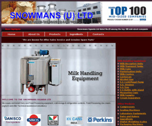 snowmansgroup.com: Snowmans Group
Milk Handling Machinery, Generators, Flavours, Danisco Ingredients