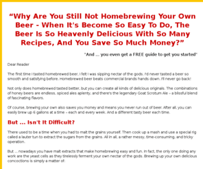 homebrewingbeerrecipes.com: Home Brewing Beer Recipes - Make The Perfect Beer Every Time
Easy homebrewing beer recipes to get you started today. It's as easy as Mix, Brew, Bottle, Enjoy. Get your recipes and guide today!