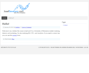 josefseverson.com: Josef Severson
SEO, PPC, and Analytics