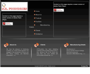 sr-foundries.com: SR Foundries - Home
SR FOUNDRIES - Manufacturers of Copper alloy, Aluminium alloy & Cast iron castings  - SR Foundries, Chennai, India 
