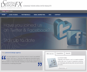 capitaldesignfx.com: Capital Design FX - Digital Marketing Agency - Change Your Idea Into Reality - Boston :: Laconia :: Toronto
Capital Design FX is independently owned branding, web development and email marketing company. We are located in Laconia, NH and Toronto, ON.