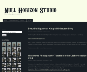 nullhorizon.com: Null Horizon Studio | Other worlds perfected in miniature
Other worlds perfected in miniature